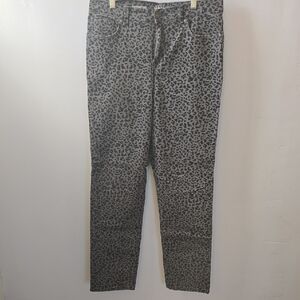 Style & Co. Charcoal Leopard Print Pants